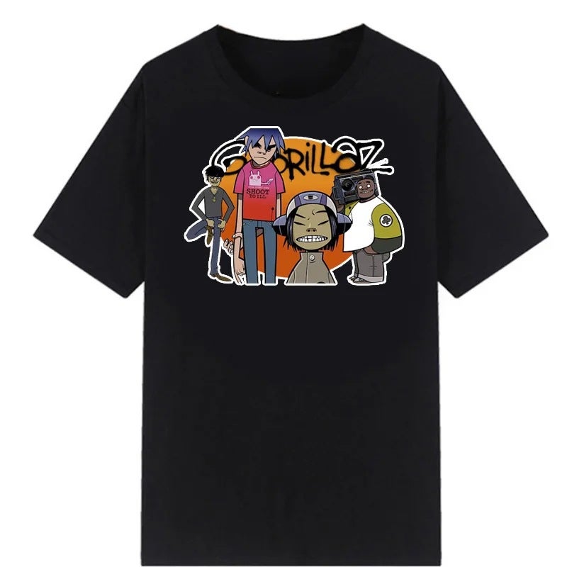 Qualitytshirtgorillazharajukuadultgreatanimeshirttee - Image 1
